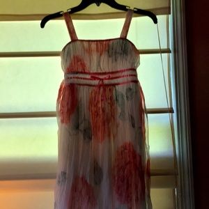 Lovely watercolor Broomstick childs long dress